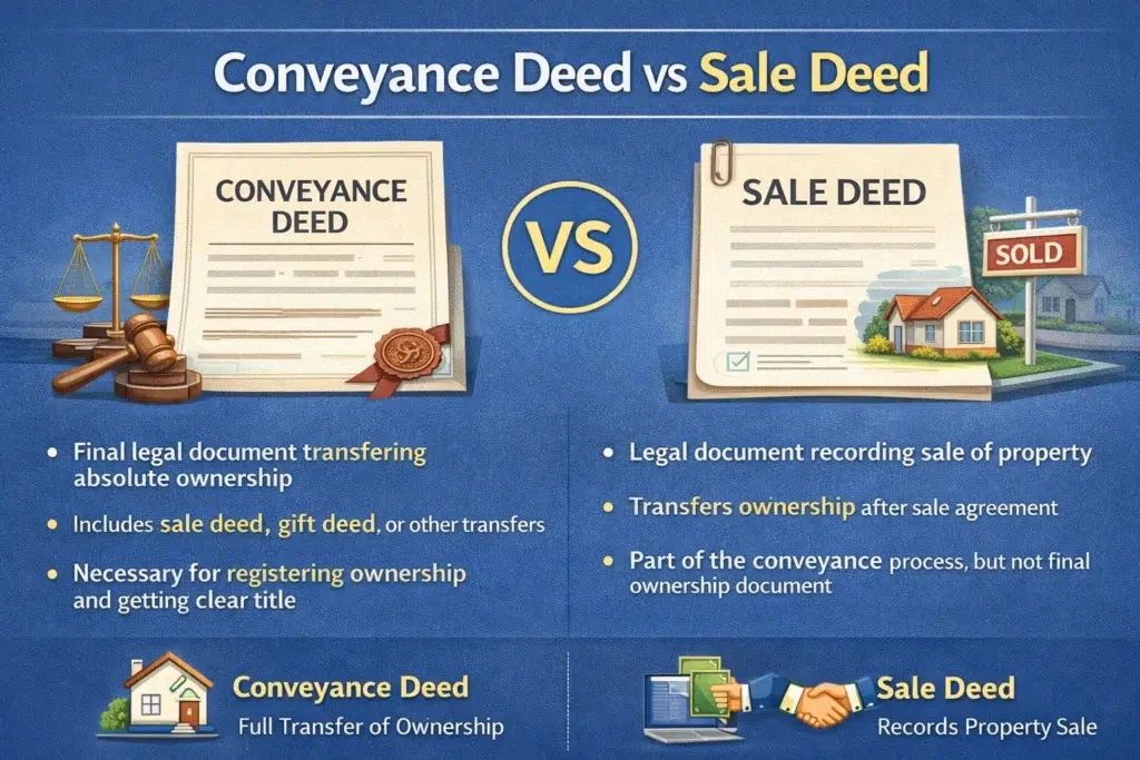 Conveyance Deed vs Sale Deed